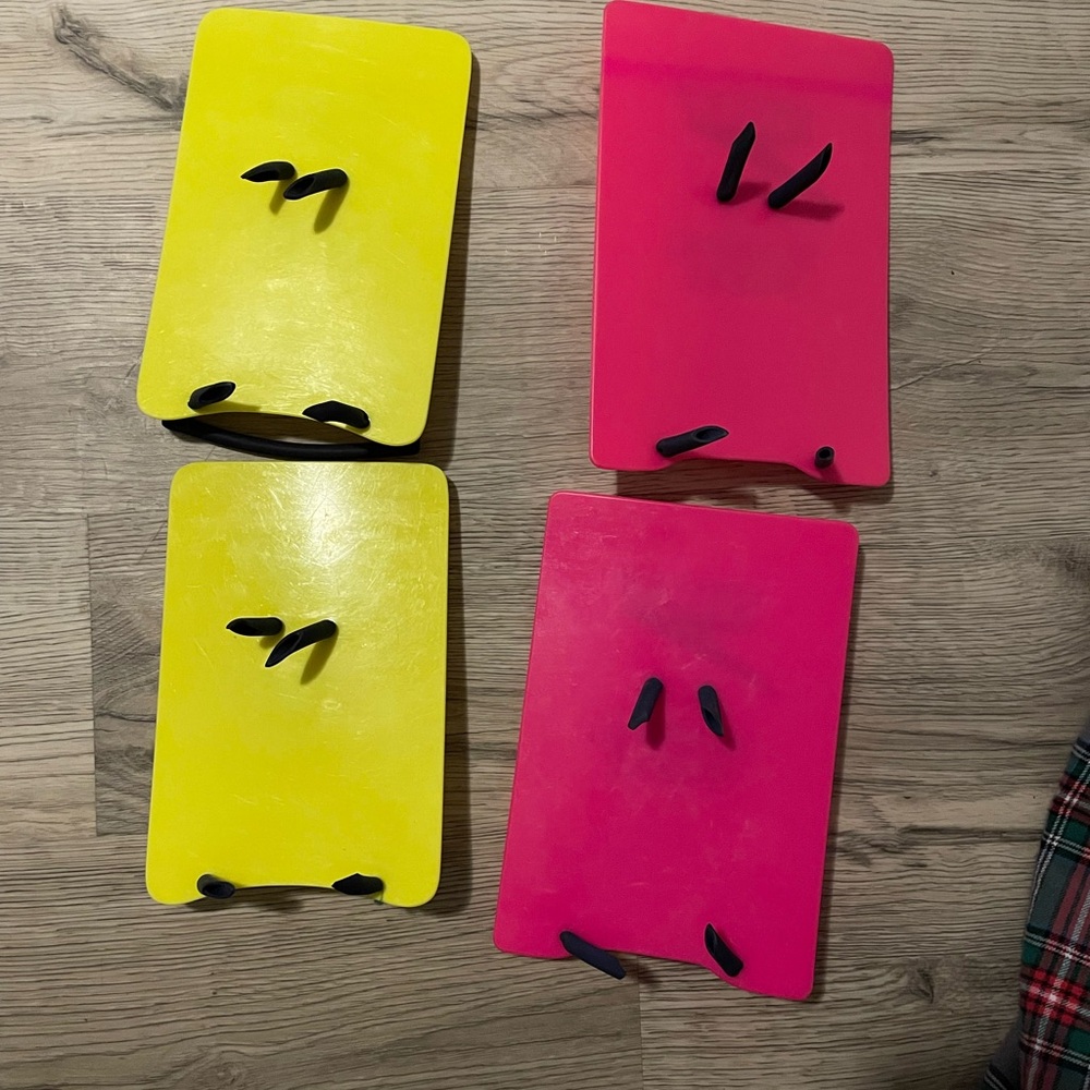 Speedo Yellow and Pink Kickboards